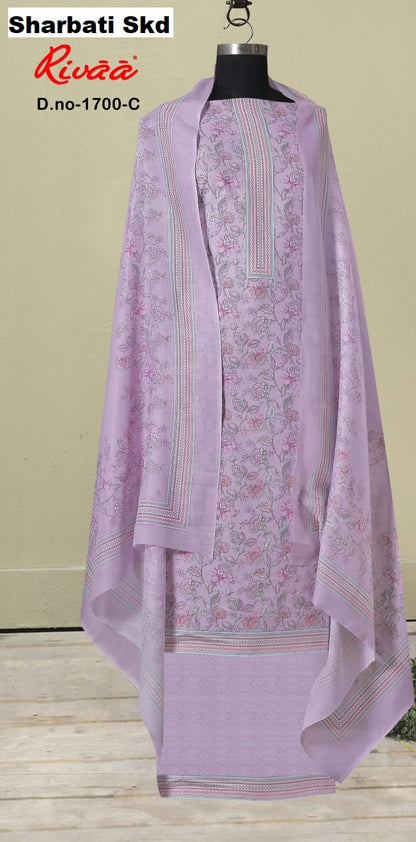 Sharbati Skd Rivaa Pashmina Suits Supplier