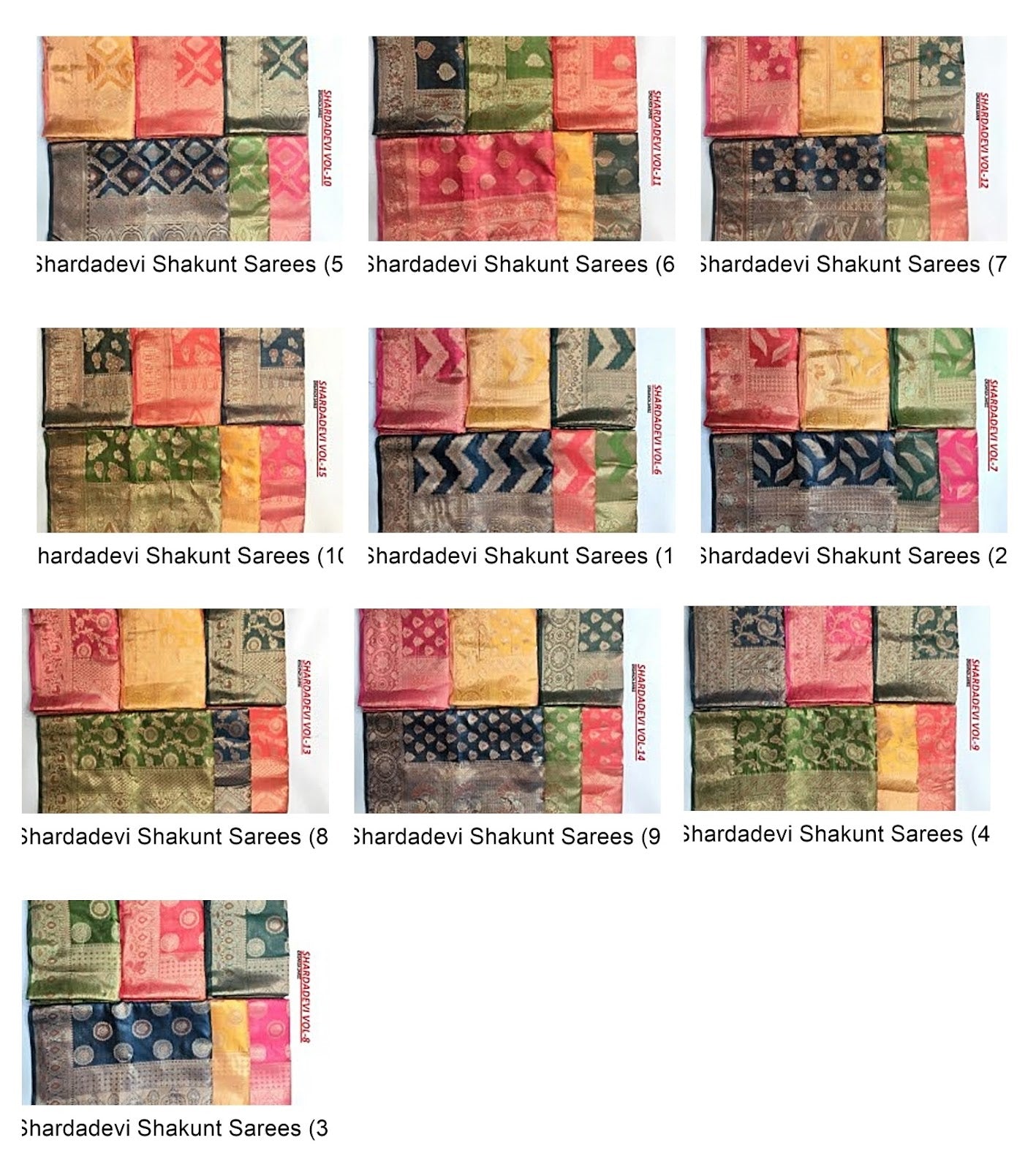 Shardadevi Shakunt Organza Sarees Wholesale Rate