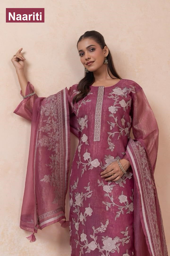 Sharika 2799 Naariti Tissue Silk Pant Style Suits Wholesale Price