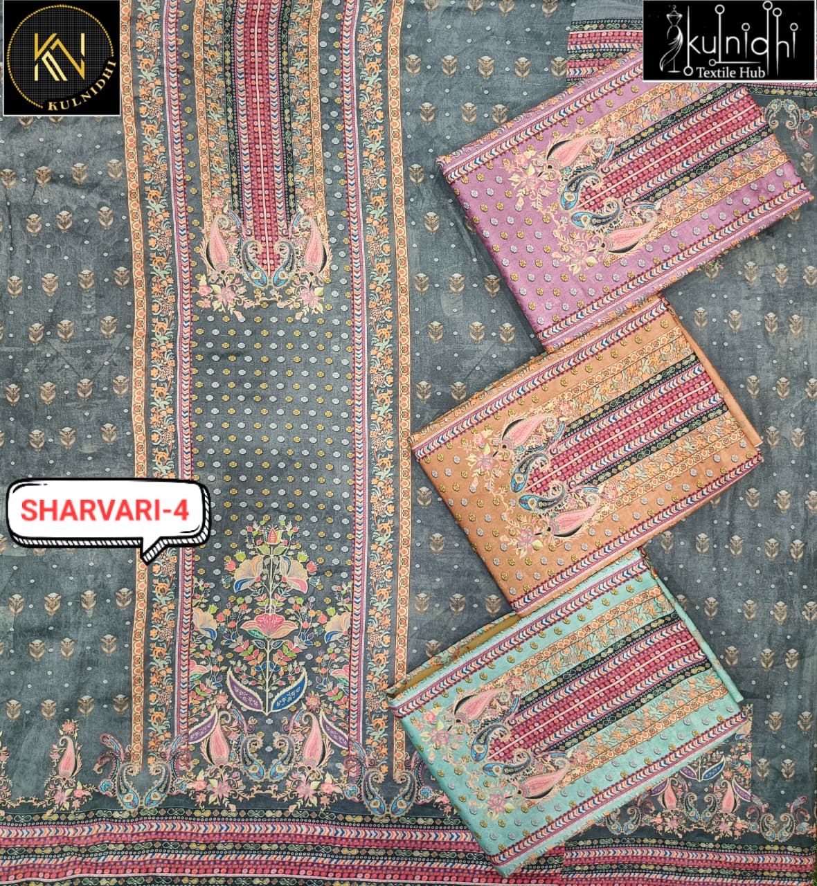 Sharvari Kulnidhi Zam Cotton Salwar Suits Supplier