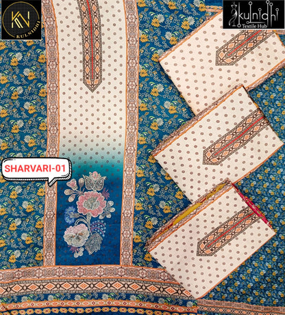 Sharvari Kulnidhi Zam Cotton Salwar Suits Supplier