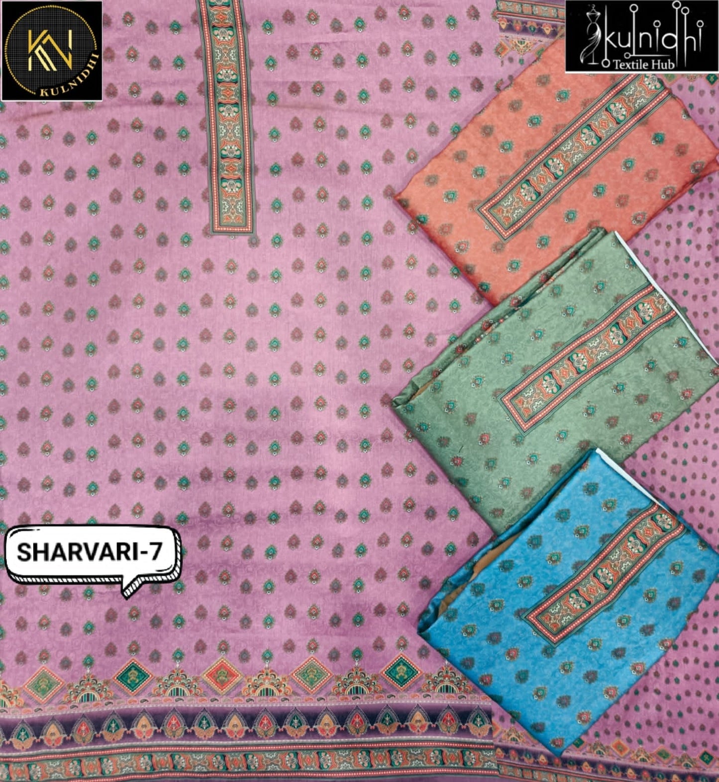Sharvari Kulnidhi Zam Cotton Salwar Suits Supplier