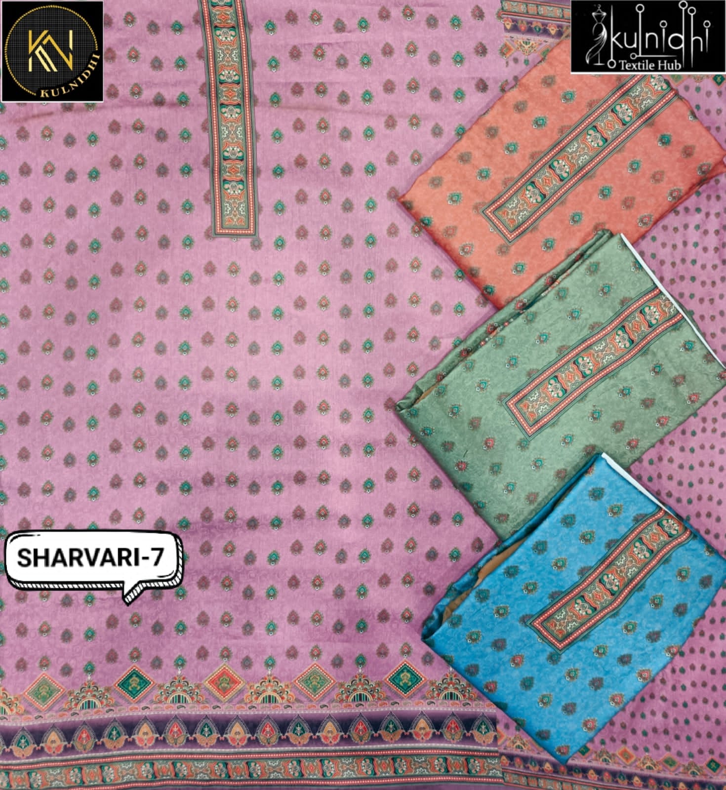 Sharvari Kulnidhi Zam Cotton Salwar Suits Supplier
