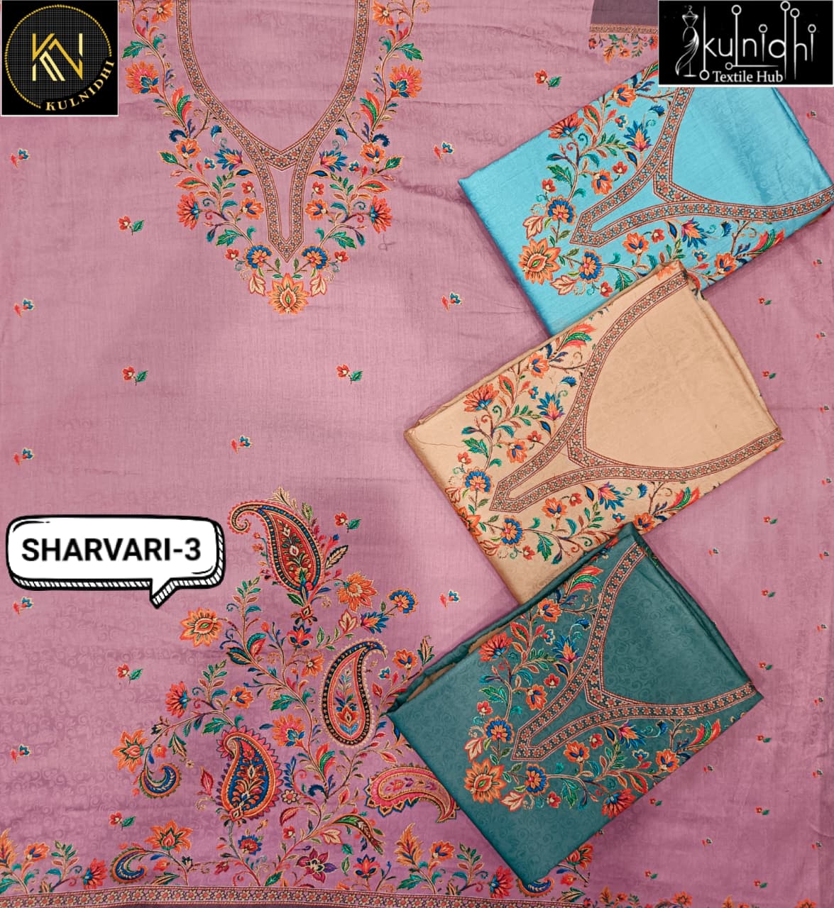 Sharvari Kulnidhi Zam Cotton Salwar Suits Supplier