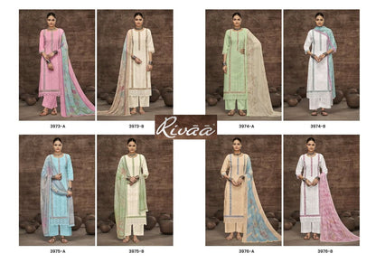 Sharvin Rivaa Italian Lawn Pant Style Suits Supplier India