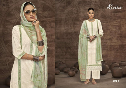 Sharvin Rivaa Italian Lawn Pant Style Suits Supplier India