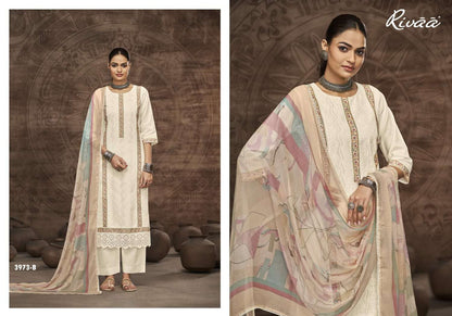 Sharvin Rivaa Italian Lawn Pant Style Suits Supplier India