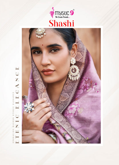 Shashi Vol 1 Mystic 9 Gadwal Readymade Anarkali Suits Exporter Ahmedabad