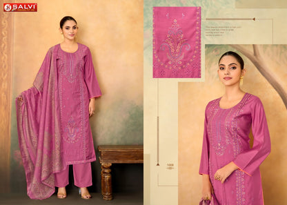 Shaurvi Salvi Fashion Vintage Silk Pant Style Suits Wholesale Rate