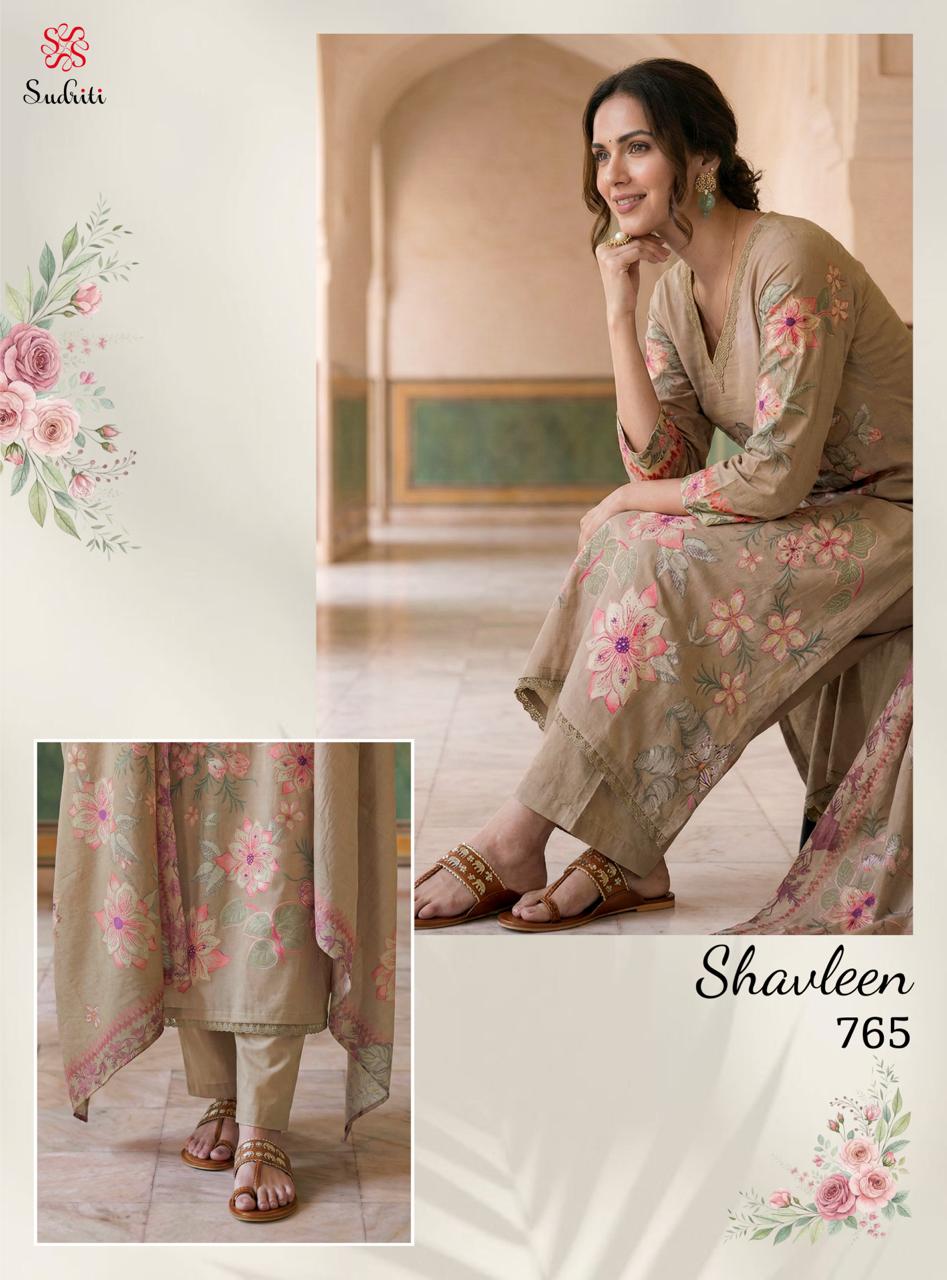 Shavleen Sudriti Sahiba Cotton Lawn Salwar Suits Supplier India