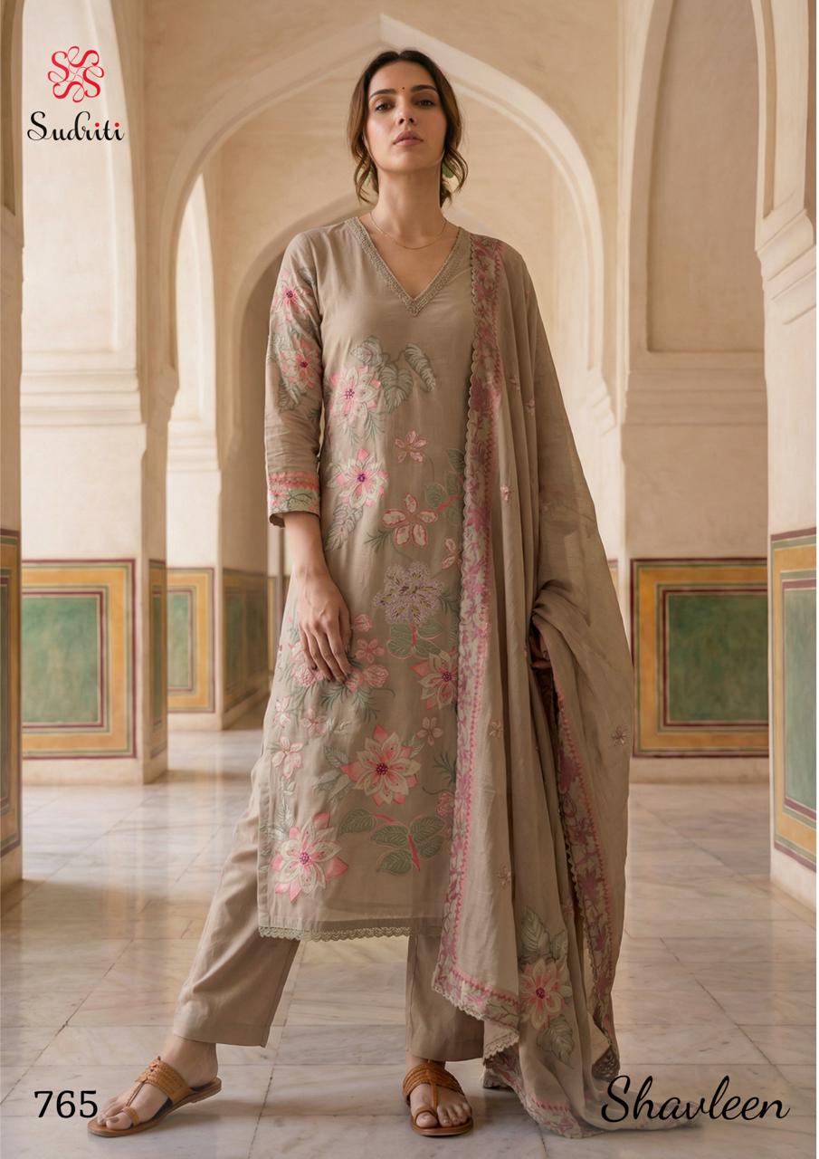 Shavleen Sudriti Sahiba Cotton Lawn Salwar Suits Supplier India