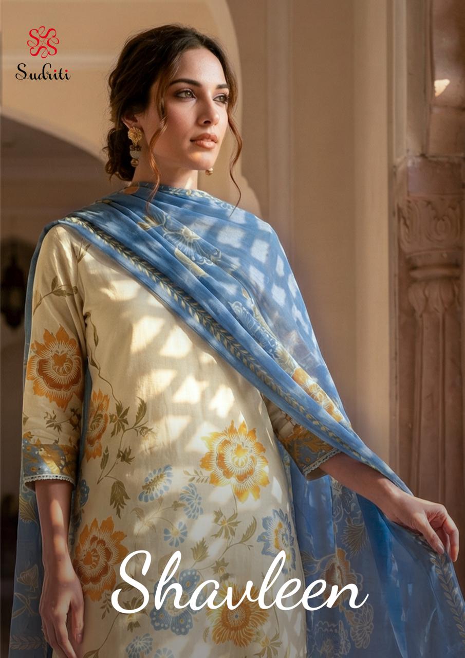 Shavleen Sudriti Sahiba Cotton Lawn Salwar Suits Supplier India