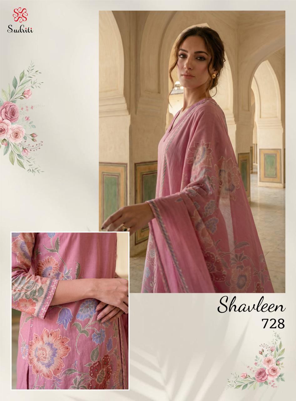 Shavleen Sudriti Sahiba Cotton Lawn Salwar Suits Supplier India