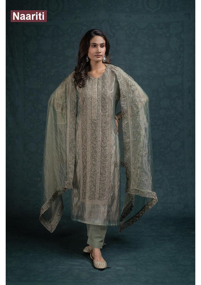 Shavra 2779 Naariti Tissue Organza Pant Style Suits Wholesaler Ahmedabad