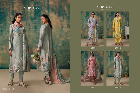 Shayla Shivaay Viscose Muslin Pant Style Suits Wholesaler Gujarat