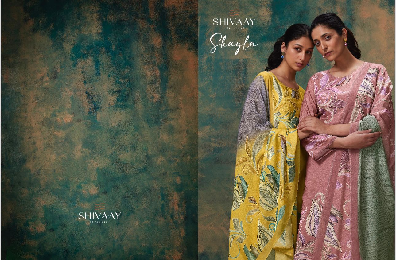 Shayla Shivaay Viscose Muslin Pant Style Suits Wholesaler Gujarat