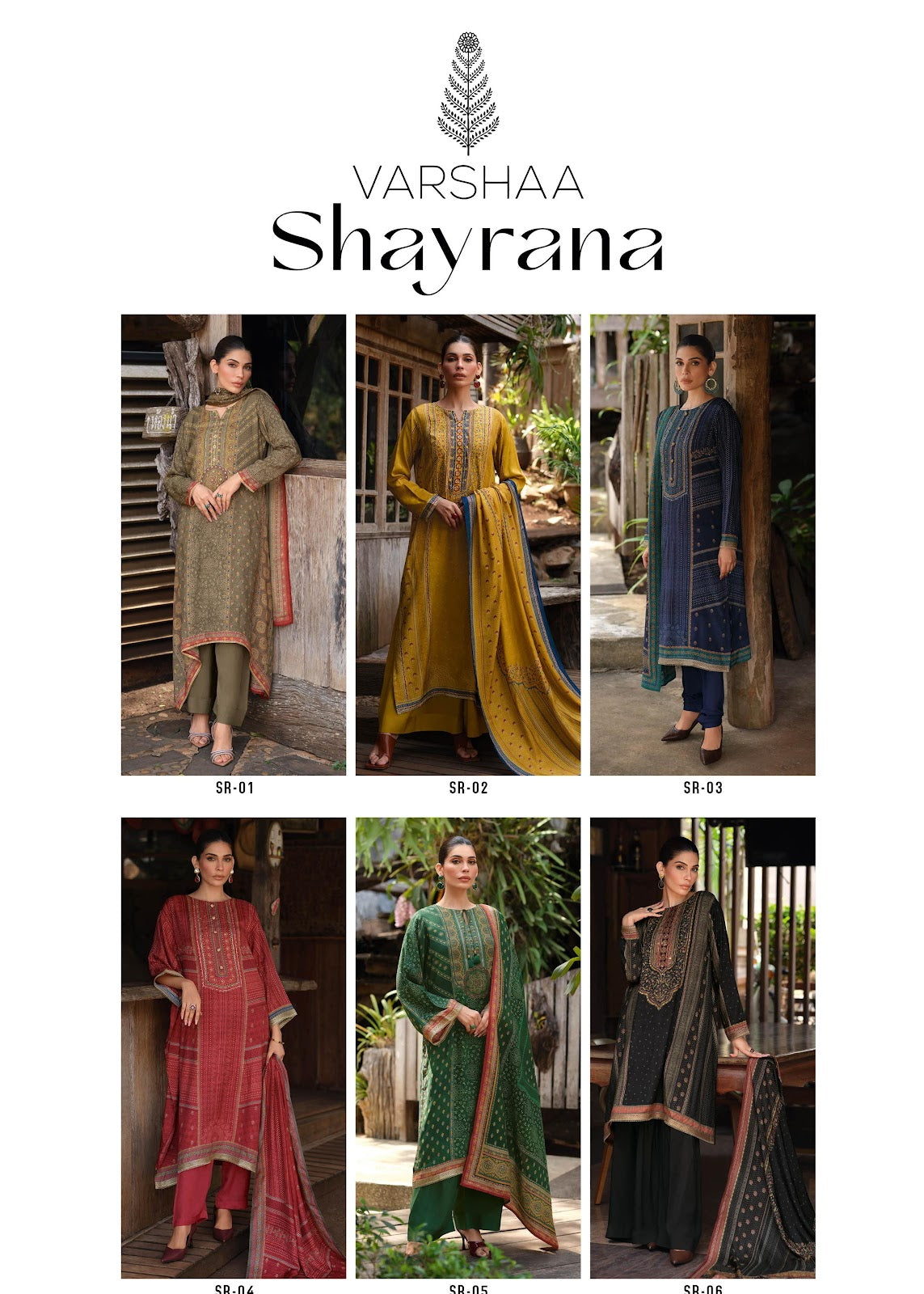 Shayrana Varshaa Viscose Muslin Pant Style Suits Manufacturer Gujarat
