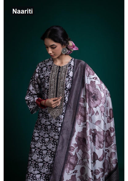 Shazeed 2838 Naariti Silk Pant Style Suits Wholesaler Gujarat
