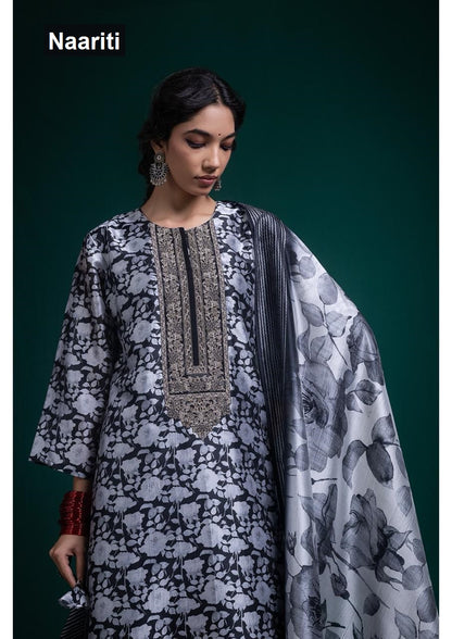 Shazeed 2838 Naariti Silk Pant Style Suits Wholesaler Gujarat