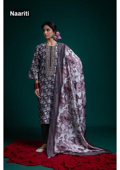 Shazeed 2838 Naariti Silk Pant Style Suits Wholesaler Gujarat