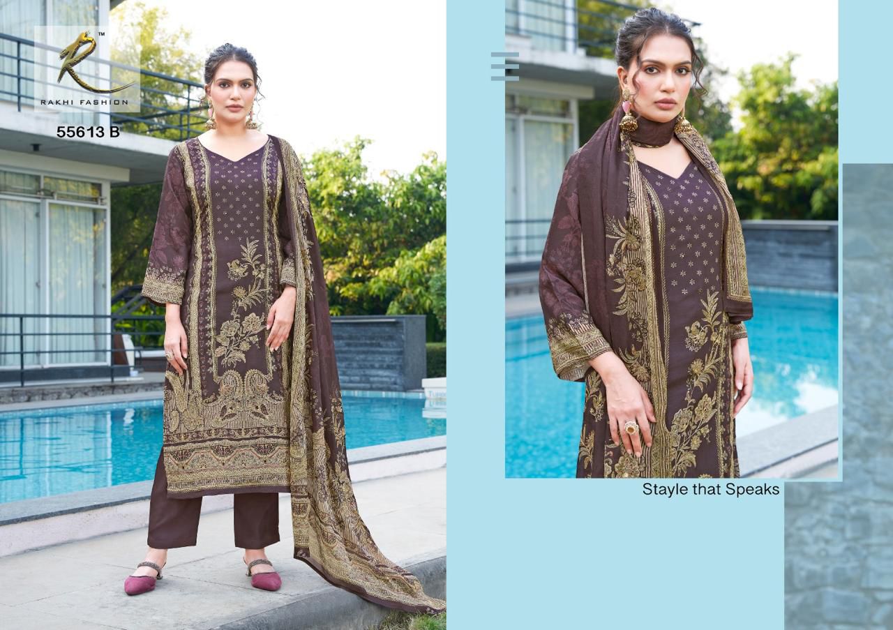 Shazia Rakhi Fashion Viscose Modal Pant Style Suits Manufacturer Gujarat