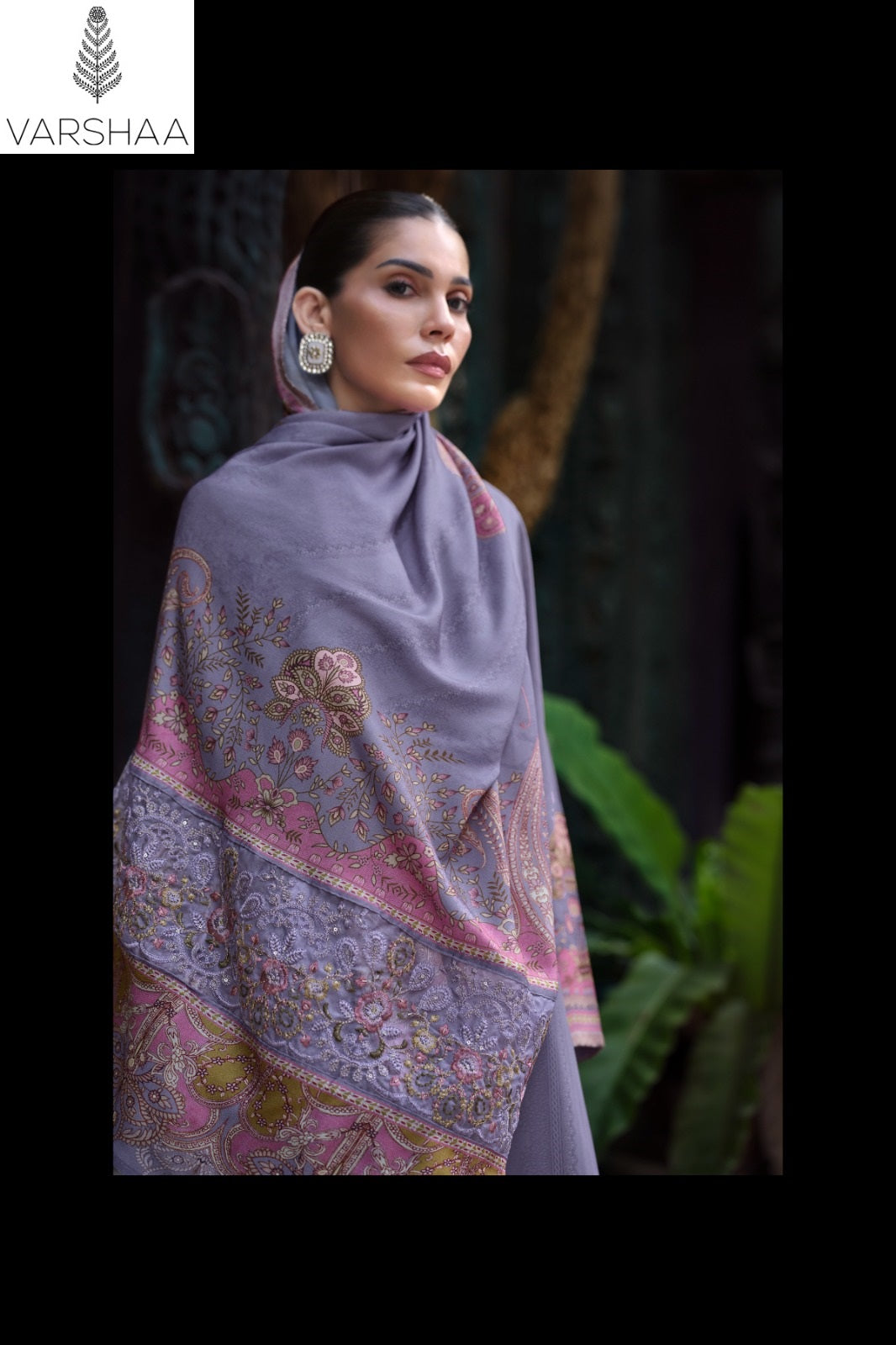 Shazneen Varshaa Viscose Muslin Pant Style Suits Wholesale Rate