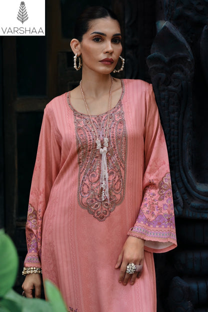 Shazneen Varshaa Viscose Muslin Pant Style Suits Wholesale Rate