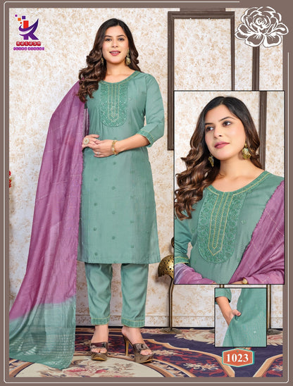 She Likes Mlm Kalash Lifestyle Vetican Readymade Pant Style Suits Wholesale Price