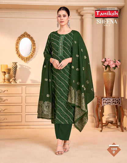 Sheena Vol 1 Taniksh Rayon Foil Readymade Pant Style Suits Manufacturer Ahmedabad