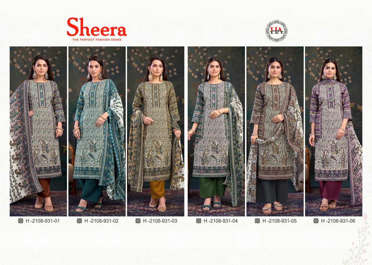 Sheera Harshit Fashion Pashmina Suits Supplier