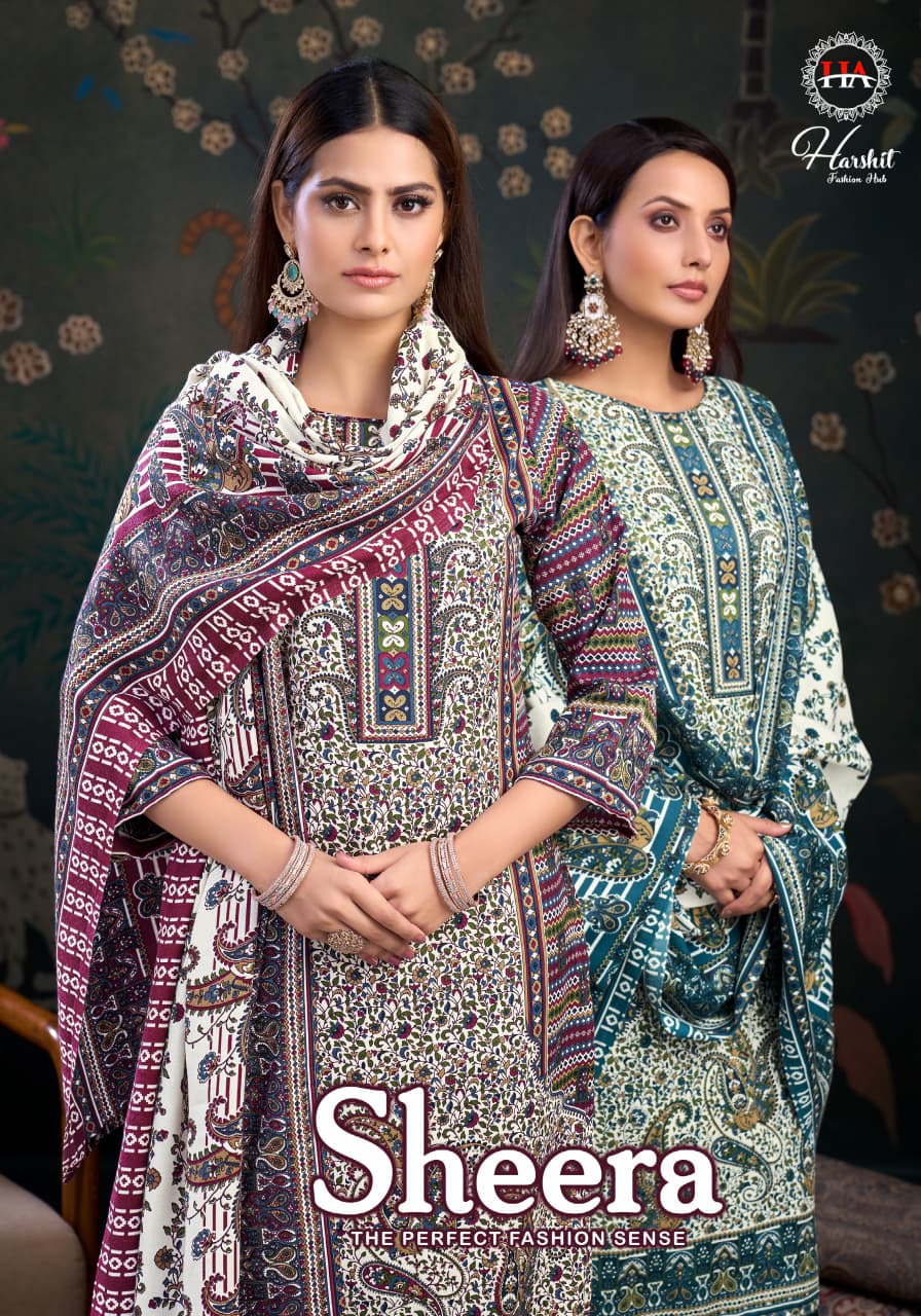 Sheera Harshit Fashion Pashmina Suits Supplier