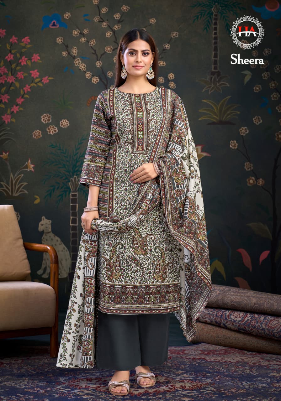 Sheera Harshit Fashion Pashmina Suits Supplier