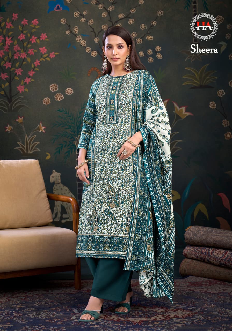 Sheera Harshit Fashion Pashmina Suits Supplier