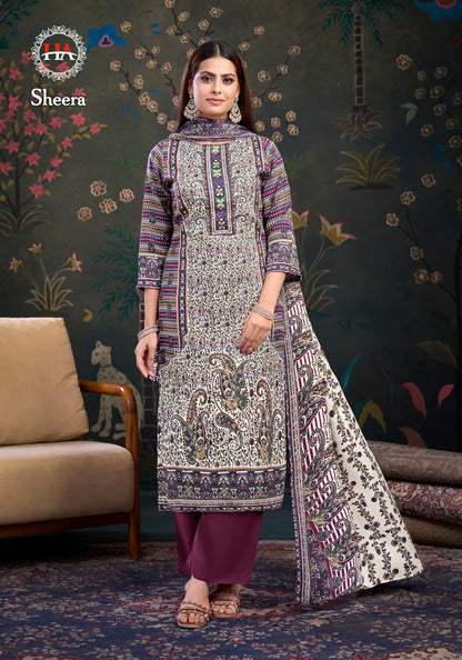 Sheera Harshit Fashion Pashmina Suits Supplier