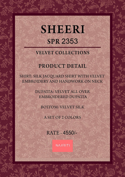 Sheeri Naariti Pant Style Suits Wholesaler Gujarat