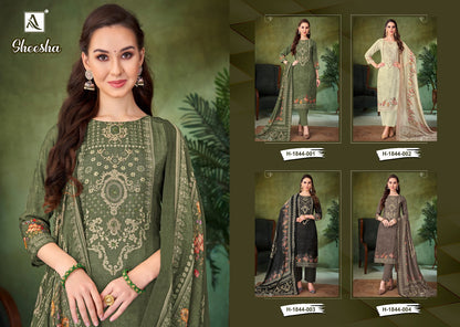 Sheesha Alok Viscose Muslin Karachi Salwar Suits Wholesale Price