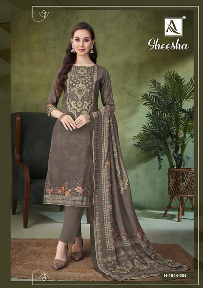 शीशा आलोक विस्कोस मलमल कराची सलवार सूट थोक मूल्य