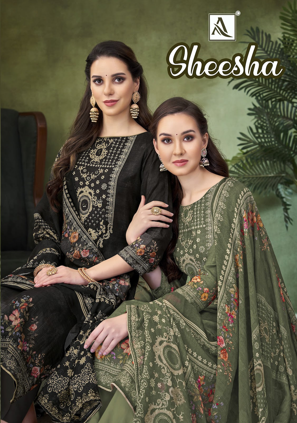 शीशा आलोक विस्कोस मलमल कराची सलवार सूट थोक मूल्य