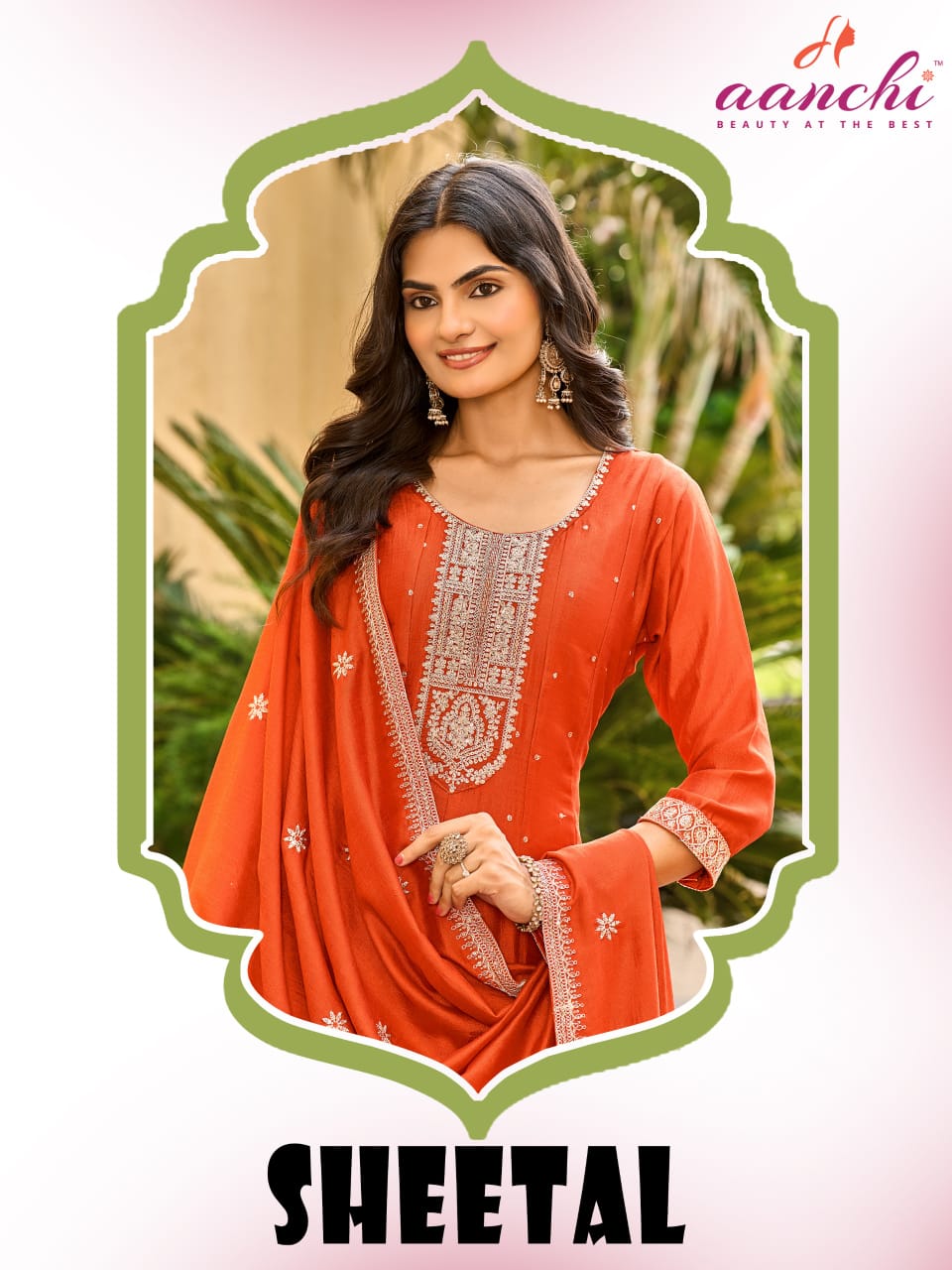 Sheetal Aanchi Vichitra Silk Readymade Anarkali Suits Wholesale Price
