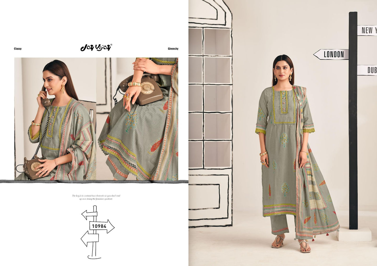 Shehar Diaries Jay Vijay Cotton Pant Style Suits Exporter