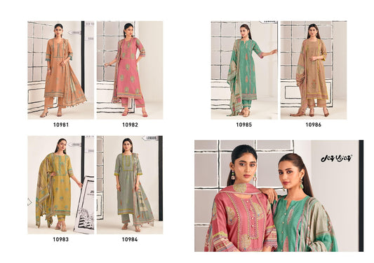 Shehar Diaries Jay Vijay Cotton Pant Style Suits Exporter