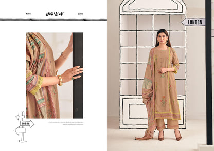 Shehar Diaries Jay Vijay Cotton Pant Style Suits Exporter