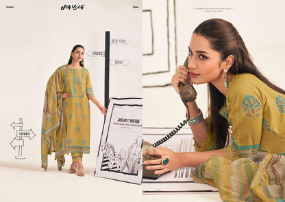 Shehar Diaries Jay Vijay Cotton Pant Style Suits Exporter