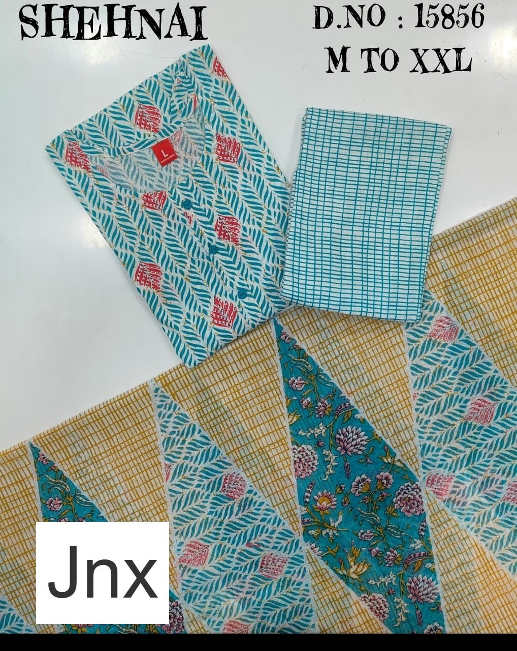 Shehnai Jnx Jaipur Cotton Readymade Pant Style Suits Manufacturer India