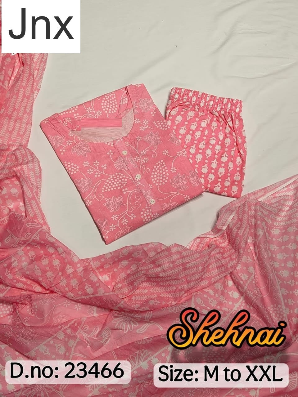 Shehnai Jnx Jaipur Cotton Readymade Pant Style Suits Manufacturer India