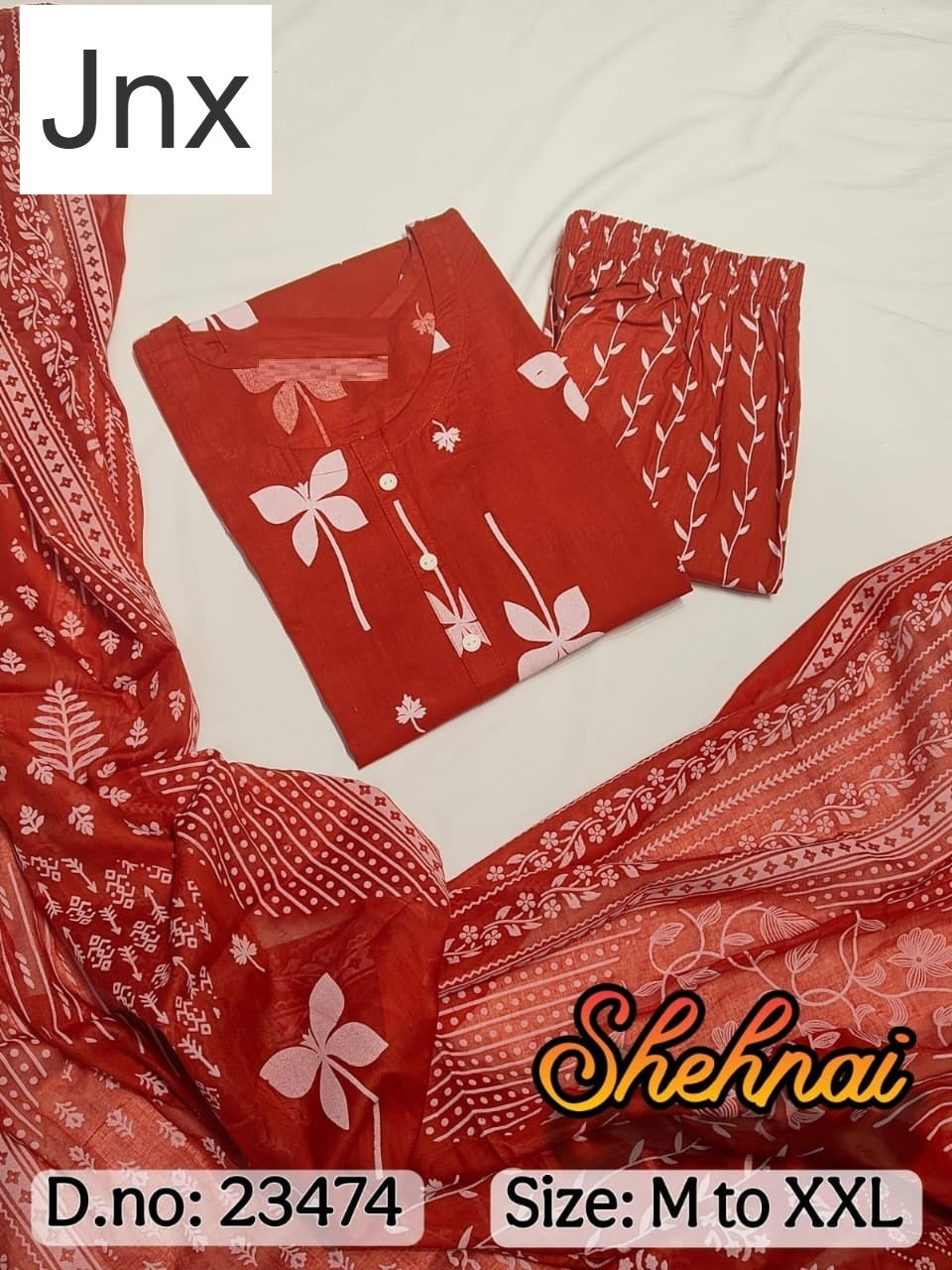 Shehnai Jnx Jaipur Cotton Readymade Pant Style Suits Manufacturer India