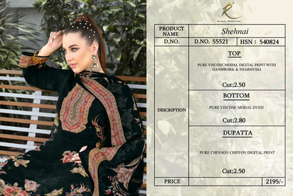 Shehnai Rakhi Fashion Pure Viscose Pant Style Suits Supplier Ahmedabad