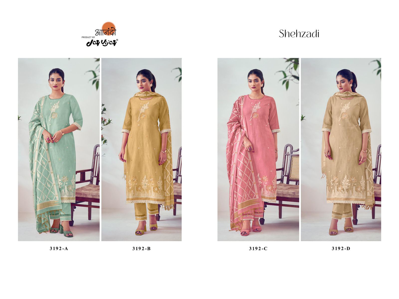 Shehzadi Jay Vijay South Cotton Pant Style Suits