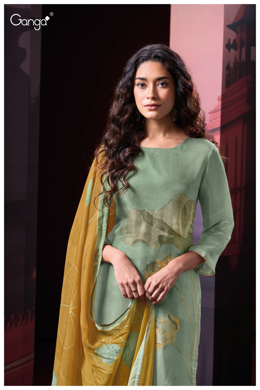 Shein 3022 Ganga Premium Bemberg Plazzo Style Suits Manufacturer