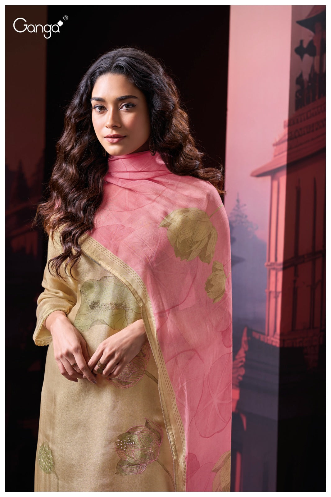 Shein 3022 Ganga Premium Bemberg Plazzo Style Suits Manufacturer